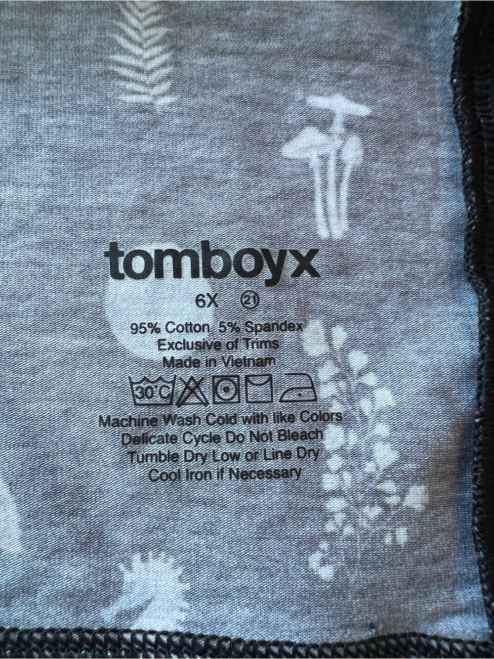 TomboyX Critter Print Scoop Soft Sports Bralette 6X - Picture 5 of 5